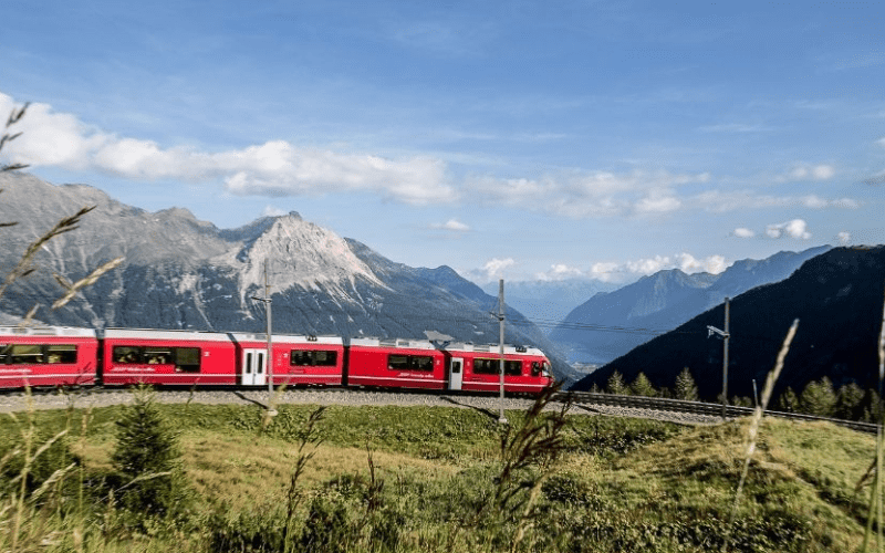 Trenino del Bernina: fermata Alp Grüm