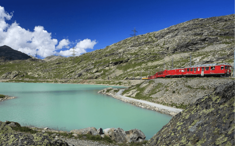 Trenino del Bernina: fermata Ospizio Bernina